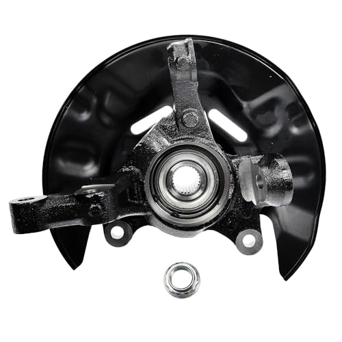 Detroit Axle - Front 4pc Steering Knuckles Kit for 03-08 Toyota Corolla, 2 | Steering Knuckles & Wheel Bearing Hubs 2 Outer Tie Rods 2003 2004 2005 2006 2007 2008 Replacement - size: 4SU47746/Kit