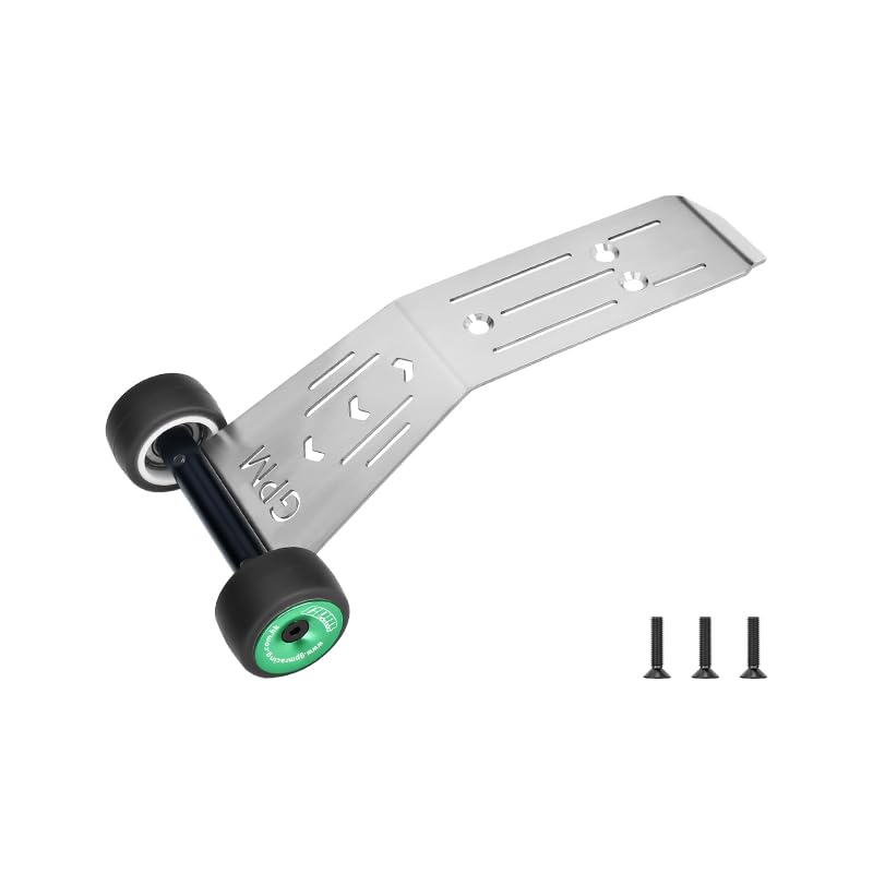 GPM Stainless Steel Bearing Wheelie Bar for Mini Xrt Vxl 3S-108076-1 (Green) - color: Green