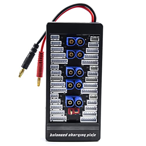YoungRC EC5 Parallel Charging Board 2S-6S Lipo Battery Balance Charge Board Expansion Board for RC Drone Helicopter Battery Charger
