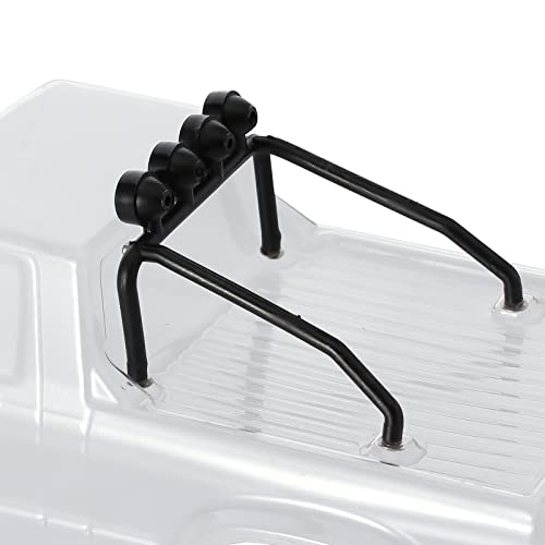 INJORA RC Clear Body with Roller Cage for 1/24 RC Tracked Car Axial SCX24 Upgrade Parts