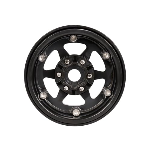 AMK 1.9 Beadlock Wheels 4pcs 958g Brass Heavy 1.9 Wheels for 1/10 RC Crawler TRX4 Capra SCX10 D90 VS4-10 Gen8 CC01 TRX4 Upgrades Accessories