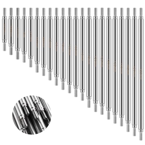 Straight Chassis Links - Stainless Steel Link Set High Clearance Linkage Link Rod with Plastic Rod Ends 50mm-100mm Compatible with 1/10 RC Crawler Axial SCX10 II III TRX4 (90mm) - color: 90mm