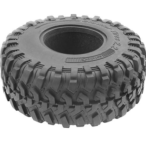 4Pack Vgoohobby 2.2" Rubber Tires,RC 2.2inch Mud Crawler Tires OD 130mm w/Foam Compatible with Axial SCX10 90047 D90 D110 Tamiya CC01 Traxxas TRX4 Gen8 1/10 RC Crawler Beadlock
