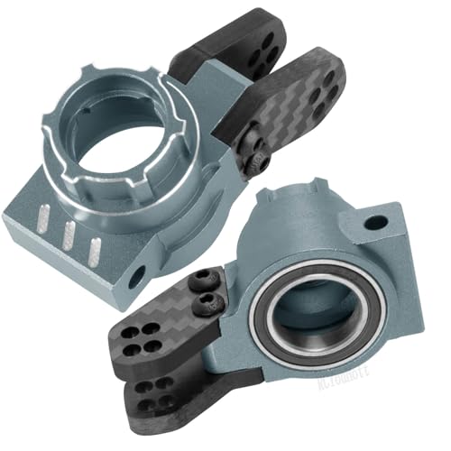RC Upgrades Part Front Knuckles Steering Blocks&Rear Hub Stub Axle Carriers for 1/8 Kraton (Also for V4&V5)/Notorious/Outcast 6S BLX,Steering Hops Up,Replaces #AR330505#AR330404,Titanium - color: Titanium - (Upgrades)