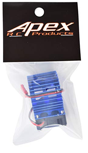 Aluminum Heat Sink W/ 30mm Fan - 540/550 Size Motors - Compatible with RC Vehicles