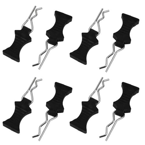 90pcs RC Body Clips with Pull Tabs Car Clips RC Clips for All 1/8 1/10 1/16 1/18 1/24 Scale Traxxas Redcat Axial Arrma HSP Redcat HPI Himoto Tamiya RC Car Truck Buggy Parts