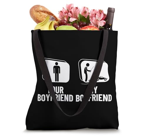 Remote Control Racing Your Boyfriend My Boyfriend RC Cars Tote Bag