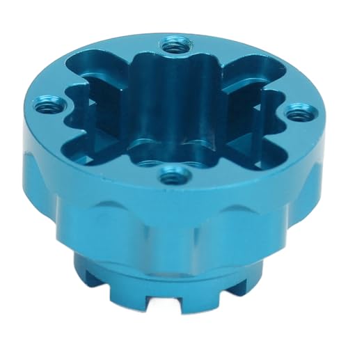 Aluminum Alloy Diff Case 3 Upgraded 1200mAh Battery Included, 4WD Remote Control Pick up Truck RTR for RC Car (Blue) - color: Blue