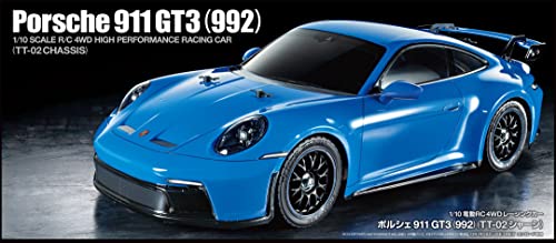 TAMIYA 1/10 Porsche 911 GT3 992 TT-02 TAM58712A Cars Elec Kit 1/10 On-Road