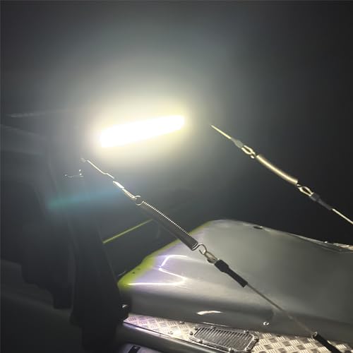 RCLIONS RC Light Bar Roof Rack LED Lamp for TRX4 Defender 1/10th RC Crawler Car Upgrades Parts