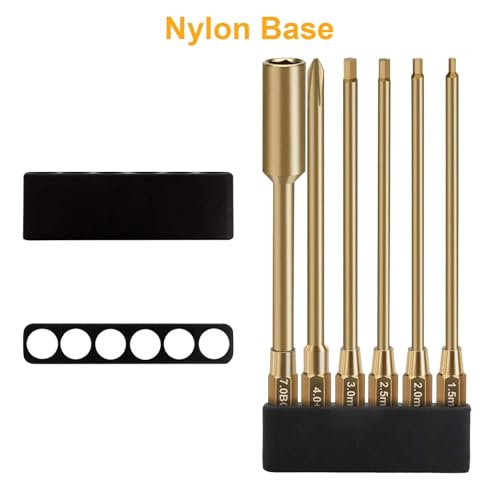 8Pcs RC Tool Hex Driver Screwdriver Set, 1.5-3.0mm Nut & Cross-Shaped for Electric Driver YUBJIANG