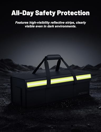 E-Bike Battery Safe Bag Explosionproof - Large Capacity Fireproof Lipo Bag for Ebike Battery Charging and Storage (M 16.1x5.5x5.1Inches) - size: M 16.1x5.5x5.1Inch