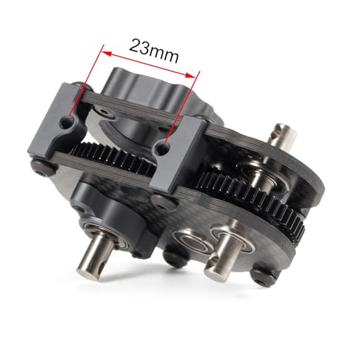 Carbon Fiber Overdrive Transmission Ultralight and Compact OD-3 Gearbox for AR44 Capra Axle LCG Comp Rigs 1/10 RC Rock Crawler(OD3 Transmission) - style: OD3 Transmission
