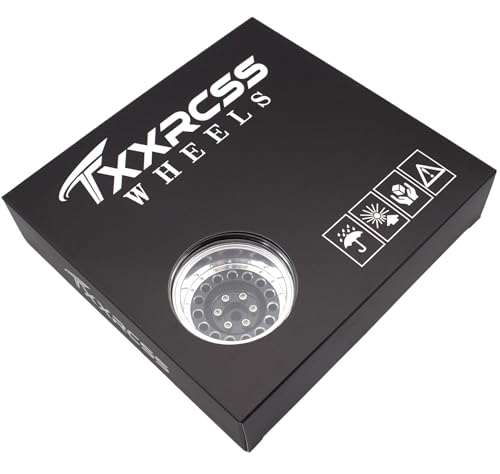 RC 1.9 Inch Beadlock Wheels Negative Offsets 10mm Rims Hex 12mm Aluminum Wheel for TRX4 TRX6 SCX10 Gen8 1/10 RC Crawler Remote Control Car Upgrades Accessories 4pcs (Black & Silver) YK1906 - color: Black & Silver