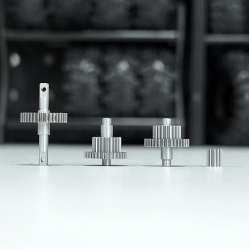 INJORA Stainless Steel 9.7:1 Overdrive Transmission Gear for 1/18 TRX4M RC - size: 9.7:1