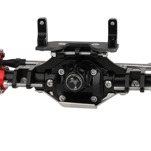 Axle Metal Complete Front and Rear Portal Axle with Gears Shaft for 1/10 RC Crawler Car Axial SCX10 & SCX10 II 90046 90047 CNC Upgrade Parts