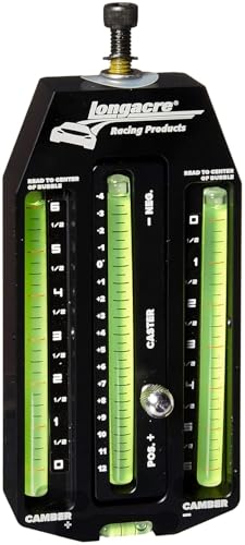 Longacre 52-78250 Caster/Camber Gauge & Case, No Adapter