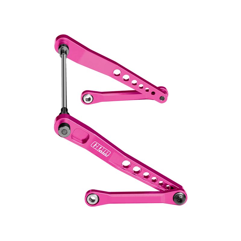 GPM 7075-T6 Alloy Rear Sway Bar Set for Products 1/10 H10 Optic Kit-Vps09027 (Pink) - color: Pink