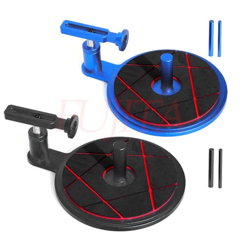 fujita RC Car Wheel Tire Cementing Helper Tool Rubber Tire Mounting Glue Tools for 1/8 1/10 1/12 1/16 1/18 RC Car Multi-Function tyre Gluing aid (Black) - color: Black