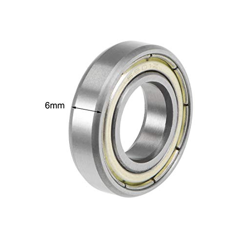 uxcell 6901ZZ Deep Groove Ball Bearings Z2 12mm X 24mm X 6mm Double Shielded Carbon Steel 20pcs - size: 12mmx24mmx6mm