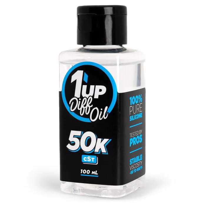 1UP Racing 110050 - Pure Silicone Diff Oil, 100ml, 50K CST