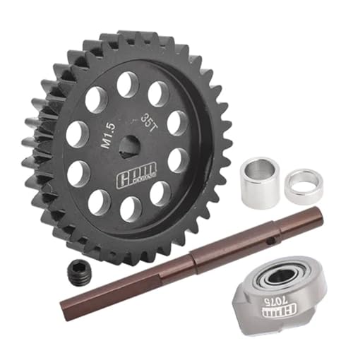 GPM Racing 40Cr Carbon Steel M1.5 Spur Gear 35T for 1:5 Traxxas XRT/X-Maxx