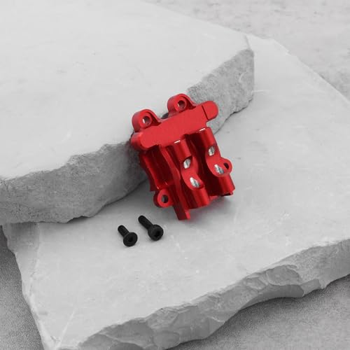 OTOTEC RC Car Rear Diff Cover Aluminum 7075 Differential Cover Compatible with ARRMA 1/18 Granite Typhon Mojave Grom Nascar, Red - color: Red