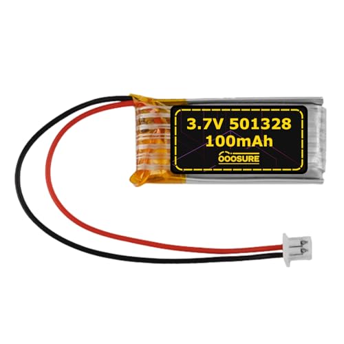 3.7V 100mAh 501328 20C Mini RC Car Battery Compatible with 1/28 Mini Quadcopter Speed Toy Racing Car,1:28 Scale Remote Control Drift Car