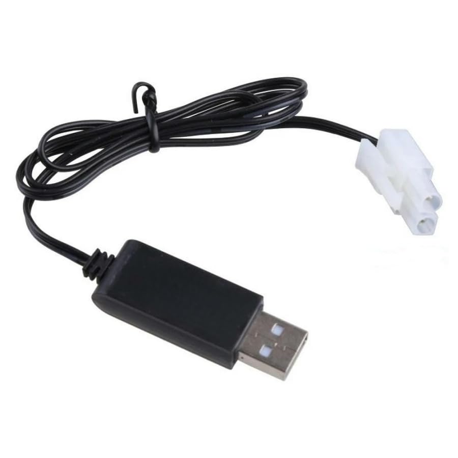 for KET-2P Plug 9.6V NiCd NiMH Charger Cable for RC Boat Remote Control Car USB Charger Adapter