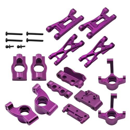 for Losi Micro B 2WD RTR LOS00007 1/24 Steering Knuckles C Hubs Suspension Arms Bulkhead Rc for Buggy Car Upgrades Accessories RC Steering Knuckles Cup(Purple) - size: Purple