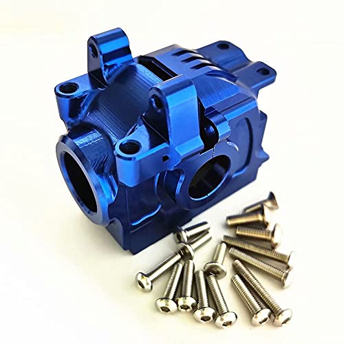 Aluminum Rear Differential Gear Case Blue for Traxxas 1/10 Rustler Hoss Slash Stampede 4x4 XO-1 6880