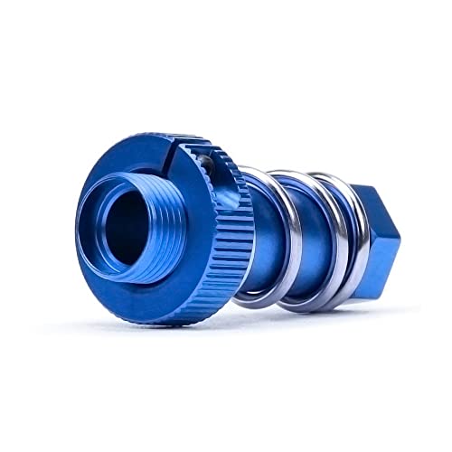 Aluminum Servo Saver Tube with Clamping Nut for Arrma 1/8 Kraton 6s Senton Talion Typhon 1/7 Infraction Mojave Upgrade Parts(Navy Bule) - color: Navy Blue
