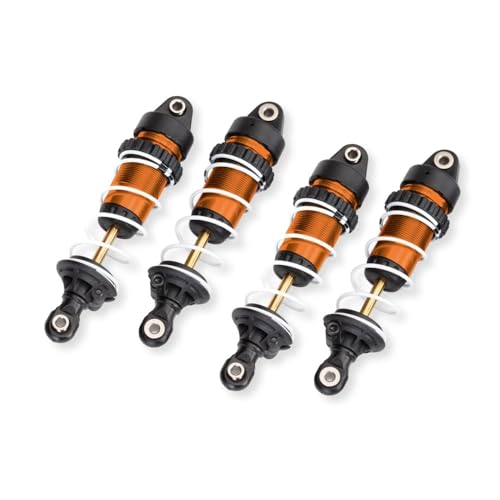 Traxxas 10765-ORNG - Mini Maxx Aluminum GTR Long Shocks, Orange (4)
