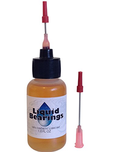 100%-synthetic oil for spinning wheels, makes them easier to operate, quieter and smoother!