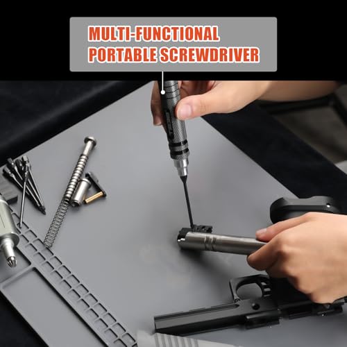 T238-Hex Screw Driver Set, Titanium Hexagon Screwdriver, for Airsoft Tool Multi-Axis FPV Racing Drone RC Quadcopter Helicopter Car Models(1.5MM/2.0MM/2.5MM/3.0MM / Slotted&Cross 3.0MM)