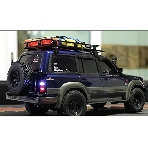 TRX4 Snorkel LED Lights 1/10 RC Car Update Accessories ABS Interior Body Mount Roof Rack Bull Bar Bumper for SCX10 TRX4 Redcat