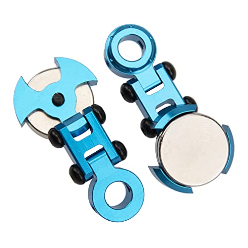 ShareGoo 4Pack Metal Magnetic Stealth Invisible Body Post Mount Upgrade Parts Compatible with Axial SCX10 HSP Redcat D90 1/10 RC Crawler Drift Car Truck (Blue) - color: Blue
