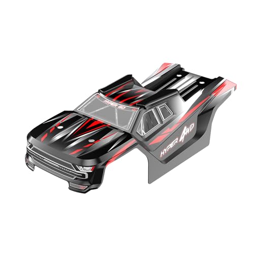 HYPER GO 1430K2 1/14 Scale RC Car Accessories Black & Red Shell Body, Spare Parts RC Vehicle Bodies for H14BM