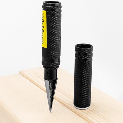 Wolfride 2Pcs 0-14mm Drill Puncher Reamer, Hole Opener Reamer Head Bevel Design, Reaming Knife Drill Tool for RC Car Hole Opener Expanding Drill