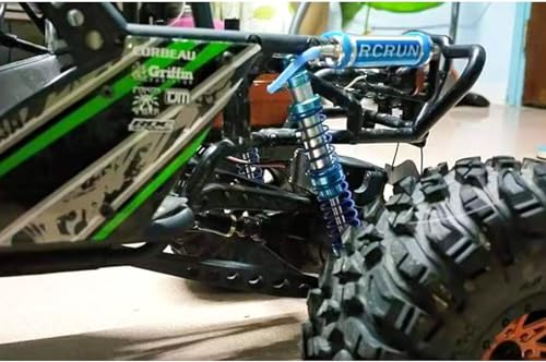 Adjustable Oil Piggyback Shock Absorber 70-123mm with Remote Reservoir for 1/10 RC Crawler Axial SCX10 Wraith CAPRA RR10 TRX4 (96mm 2pcs) - color: 96mm 2pcs