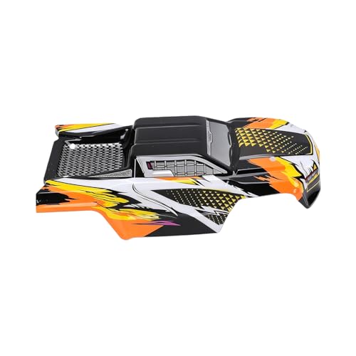 LICAEVEY 1/16 RC Car Shell DIY Upgrade Kit Fits SCY16101 SCY16102 SCY16101PRO SCY16102PRO High Speed Body Shell Replacement (Orange) - color: Orange