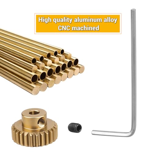 48P Pinion Gear Set Alloy 22T 23T 24T 25T 26T 3.175mm Shaft Hole for Traxxas Axial Arrma HPI Kyosho Losi 1/10 RC Car Truck Buggy