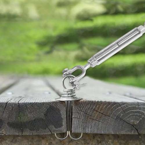 2Pack Heavy Duty Turnbuckle 1/2*6 Inch,2200 lbs Working Load Limit, Weather Resistant,Hot Dipped Galvanized Steel Jaw and Jaw Turnbuckle for Tractor, Wire Rope Tension, Sun Shade Tent, Treehouse, Deck - size: 1/2*6inches