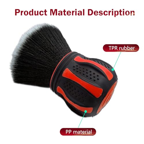 Car Interior Brush, Soft Bristles with Storage Rack, Car Beauty Tools, Car Detailing Brush Kit, Suitable for Most Cars (Red) - color: Red