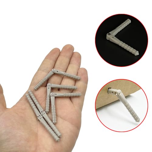 5PCS RC Airplane Plastic Pin Hinge Needle Hinge for RC Plane Aircraft Helicopter DIY Model Plane Fix Wing Parts (4.5x67mm Gray) - style: 4.5x67mm Gray
