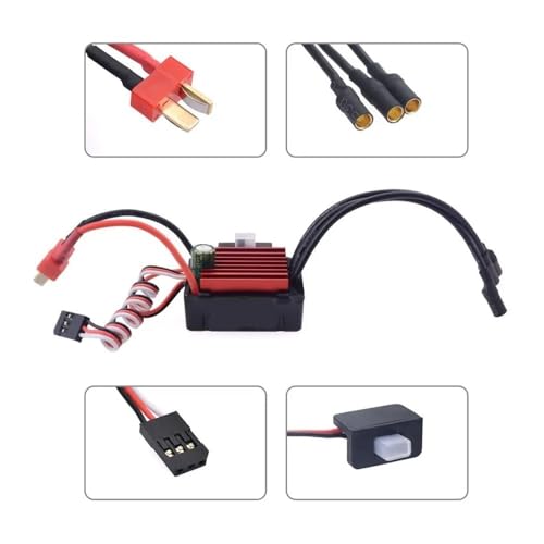 CYW069 / 2845 Brushless Motor 35A Waterproof ESC Combo for 1/12 1/14 1/16 RC 3100KV Propulsion System Motor