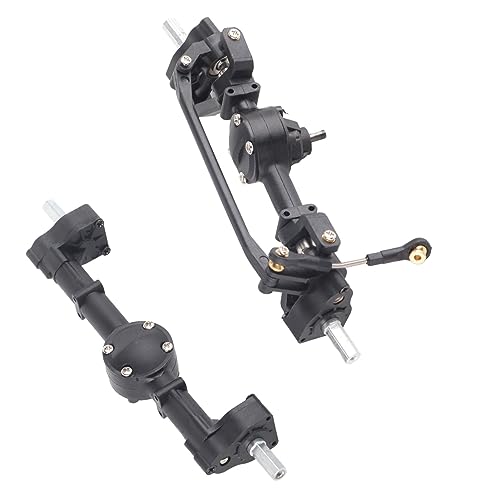 HERCHR RC Front Rear Axle Gear Box, Metal Bridge Axle Gear Box Professional Diff Housing Upgrade Parts for C14 C24 C34 C44 B14 B24 1/16 RC Car