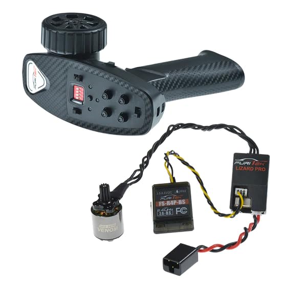 FURITEK Starter with TX/RX Combo 118 2S BRUSHLESS Power System for TRX-4M - 1/18 Scale Toys Remote Control Car, RC Car, RC Crawler Electronics (FUR-2500)