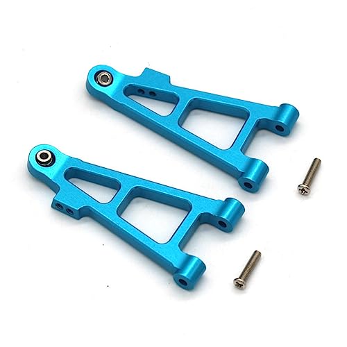 Upgrade Aluminum Alloy Spare Parts Full Set Accessories Compatible with Hyper Go MJX H16BM H16GT H16DR 16207 16208 16209 16210 1/16 Brushless High Speed R/C Cars/Trucks (Lower Front Swing Arm) - color: Lower Front Swing Arm