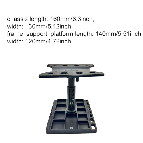 Colaxi RC Car Work Stand Maintenance Stand Rotatable Display Rack Repair Workstation for 1/10, 1/12, 1/16, 1/18, 1/24 Scale Crawler